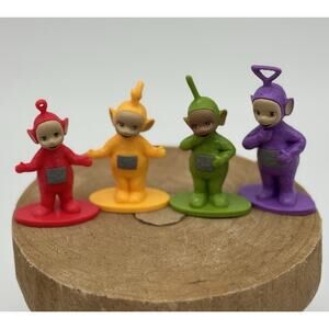 1998 Teletubbies Figures DecoPac Cake Toppers Full Set of 4 Vintage Ragdoll